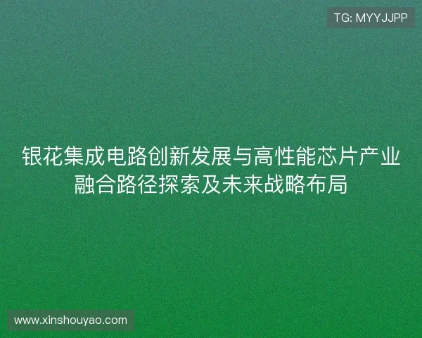 银花集成电路创新发展与高性能芯片产业融合路径探索及未来战略布局